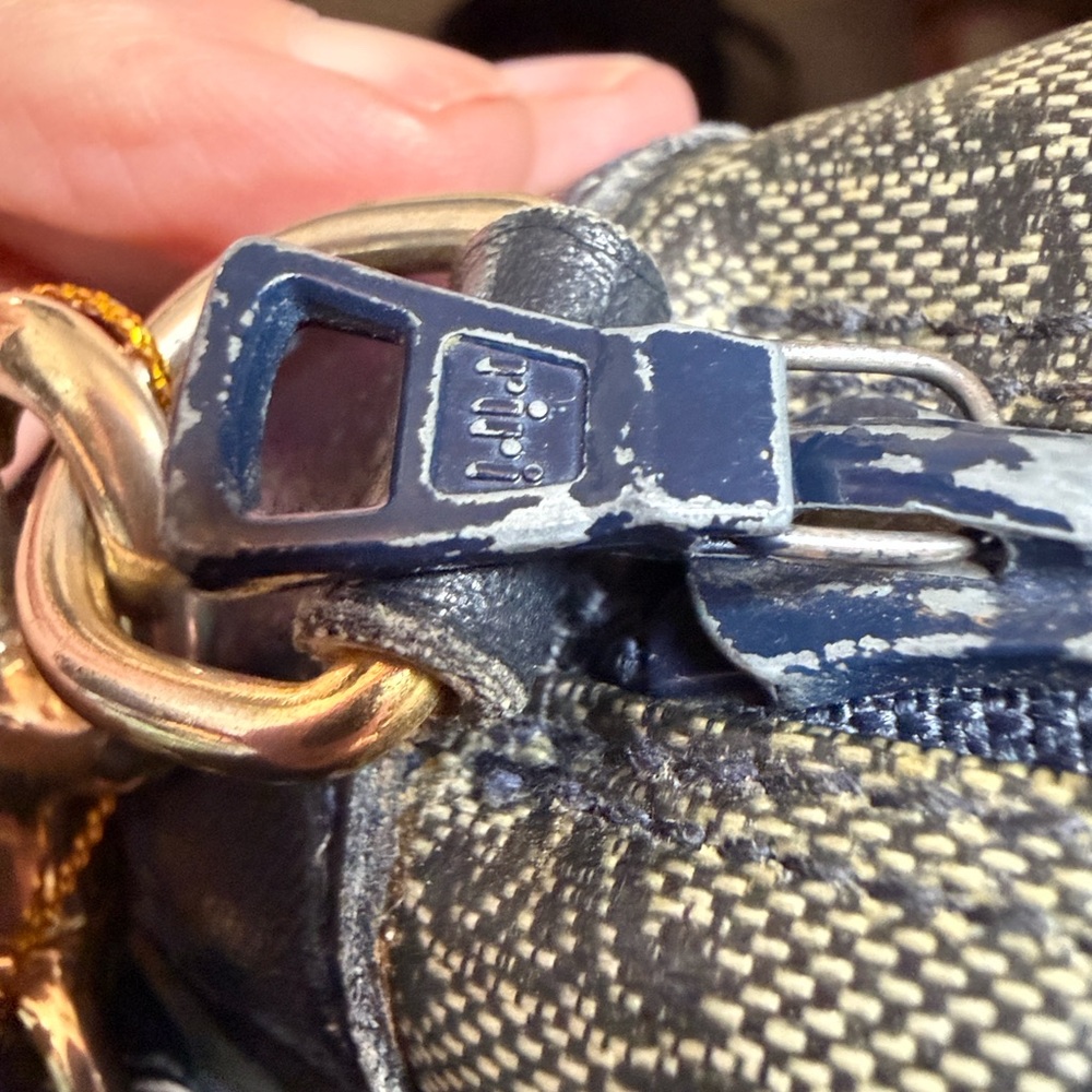 Celine NAVY and GRAY Crossbody Bag - Picture 7 of 13